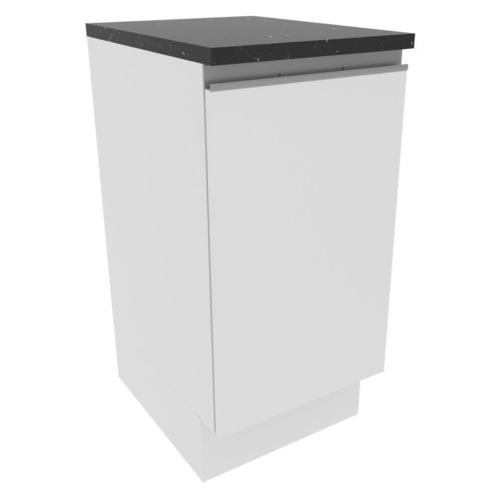 Balcão Acordes Glamy 100% MDF 40cm 1 Porta Branco Madesa - 1