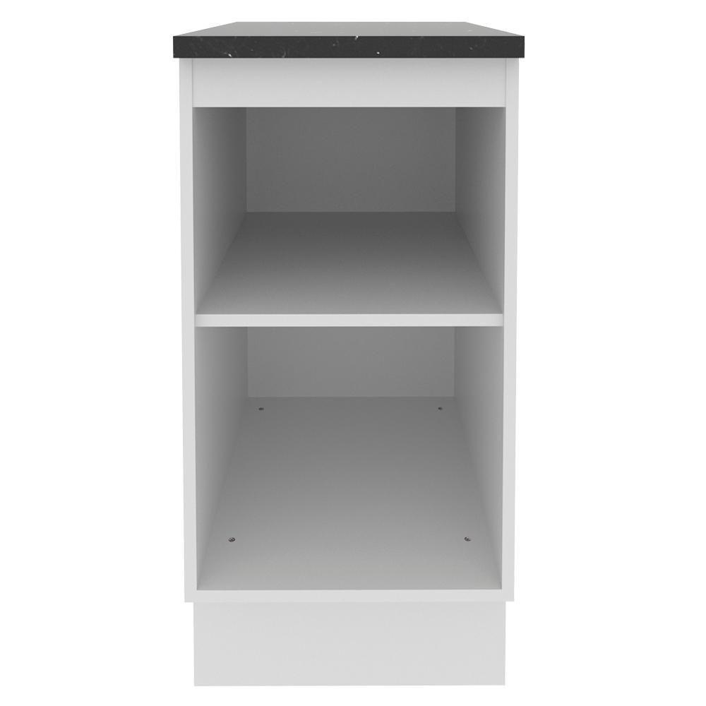 Balcão Acordes Glamy 100% MDF 40cm 1 Porta Branco Madesa - 4