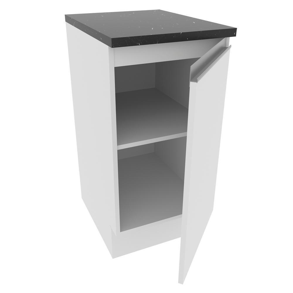 Balcão Acordes Glamy 100% MDF 40cm 1 Porta Branco Madesa - 8