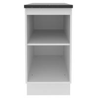 Balcão Acordes Glamy 100% MDF 40cm 1 Porta Branco Madesa