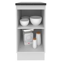 Balcão Acordes Glamy 100% MDF 40cm 1 Porta Branco Madesa - 7