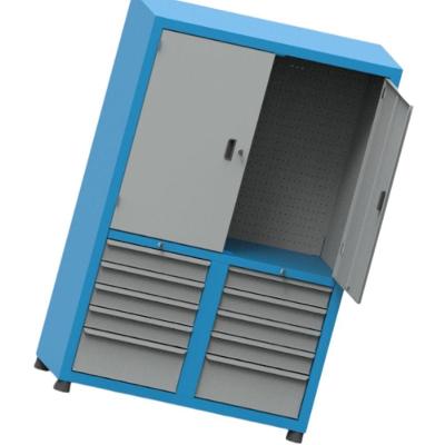 Armário Com 10 Gavetas E Painel Perfurado Arm005 Cmb