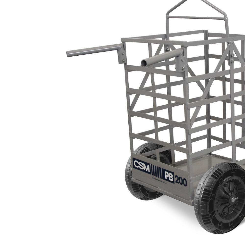 Carro Porta Blocos Transporta Até 200kg De Carga Pb 200 Csm - 1