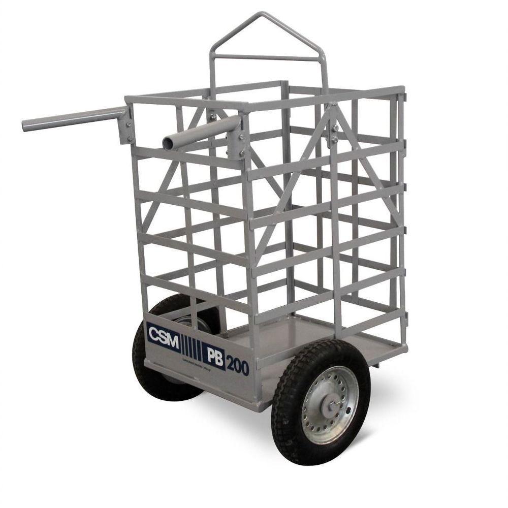 Carro Porta Blocos Transporta Até 200kg De Carga Pb 200 Csm - 5