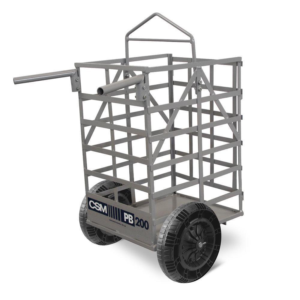 Carro Porta Blocos Transporta Até 200kg De Carga Pb 200 Csm - 6