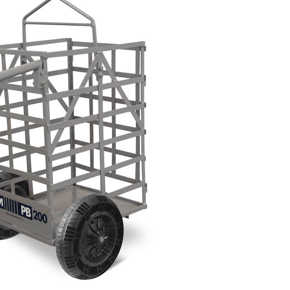Carro Porta Blocos Transporta Até 200kg De Carga Pb 200 Csm - 7
