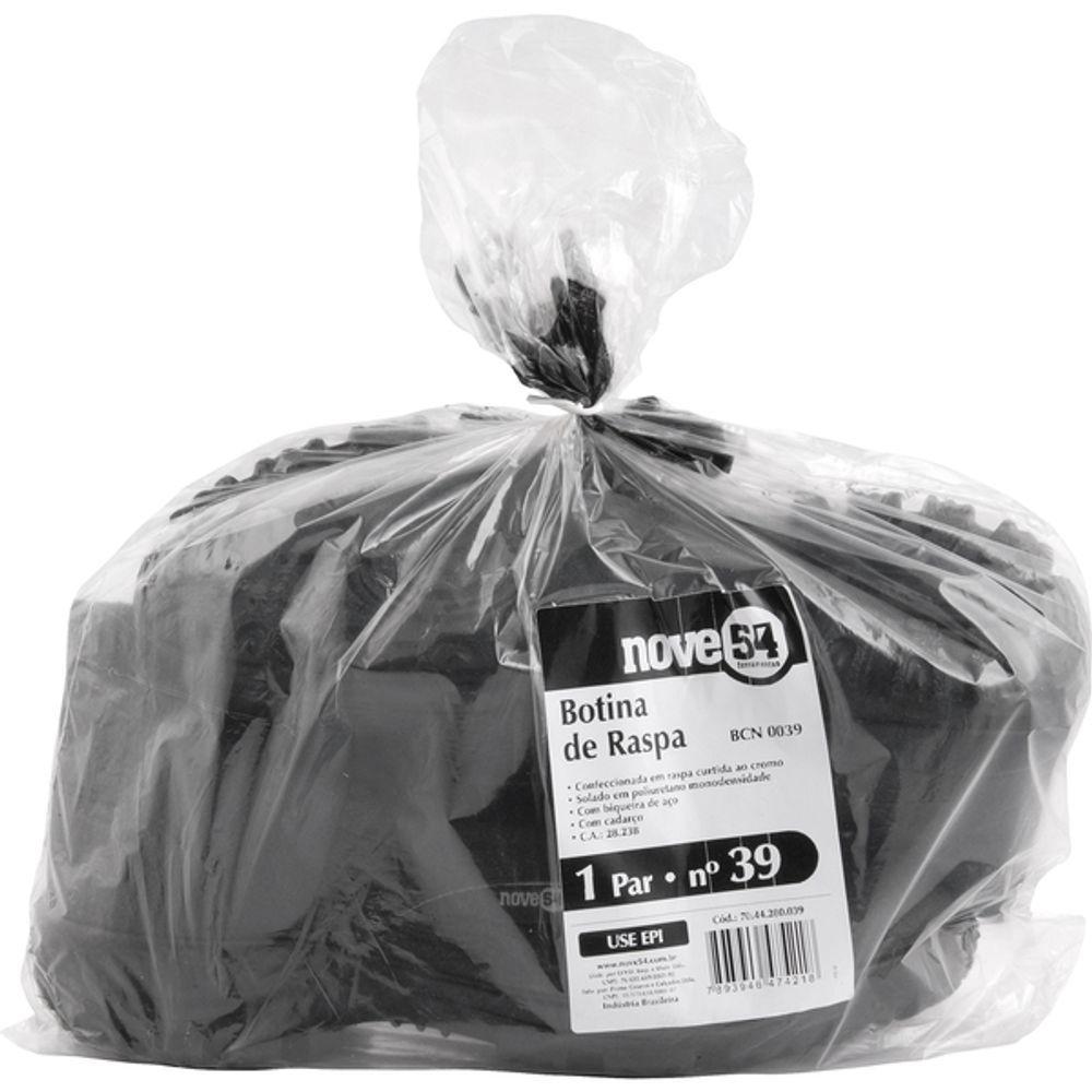 Botina Monod. Cadarço Com Biqueira Aço 40 Sola Pu Bcn0040 - 2