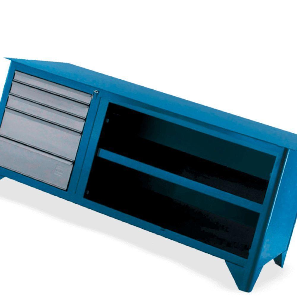 Bancada Com 5 Gavetas E Tampo De Aço 217tc Cmb - 2