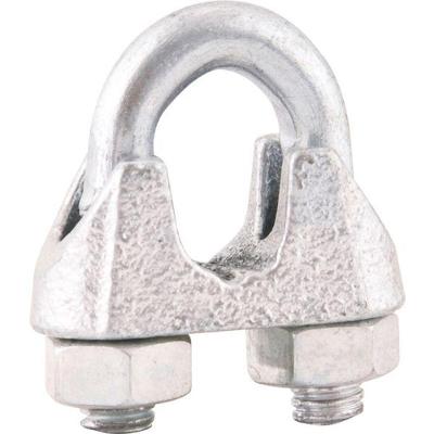 Clips Para Cabo De Aço 1 Leve Galvanizado Com 80 Peças Nove54