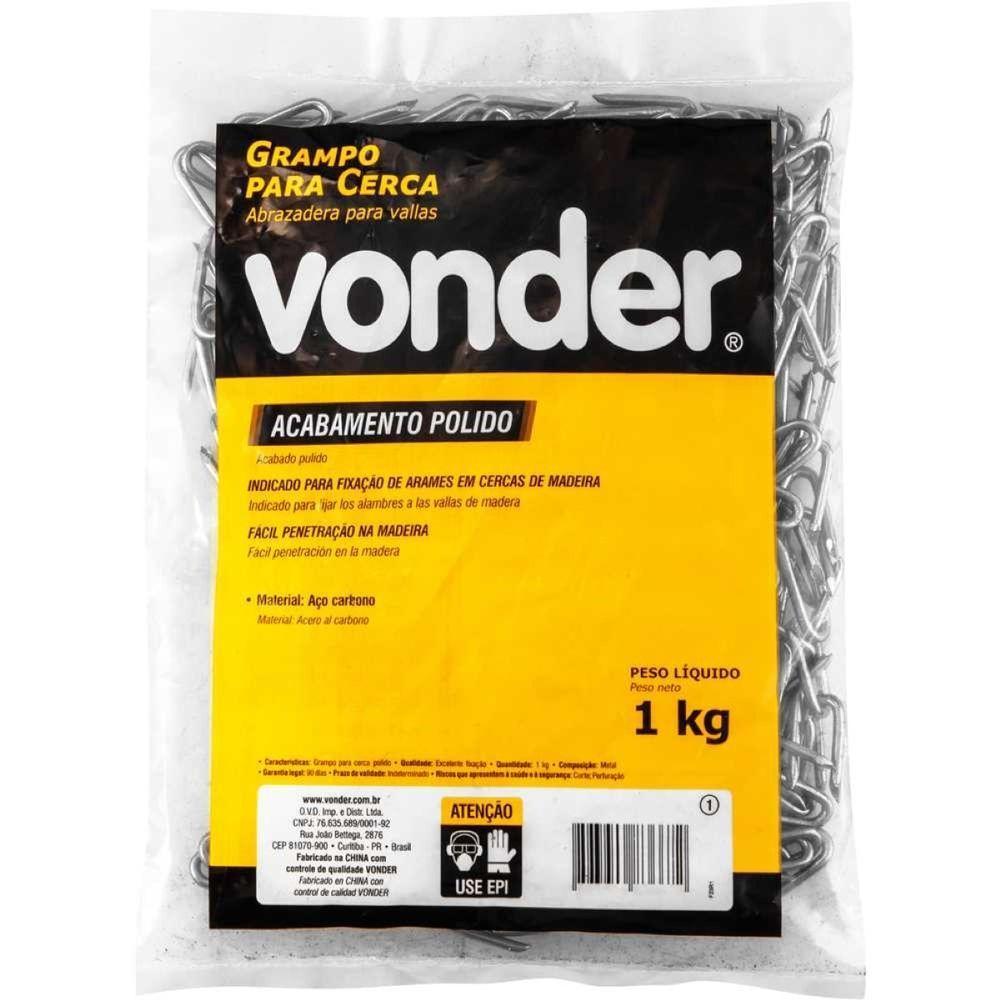 Grampo Para Cerca 1x9 Polido Vonder - 4