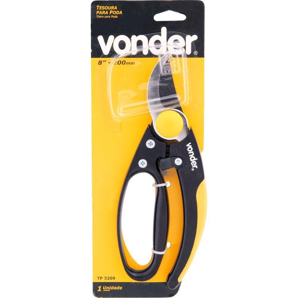 Tesoura Para Poda 8 Aço Forjado Tp3209 Vonder - 2