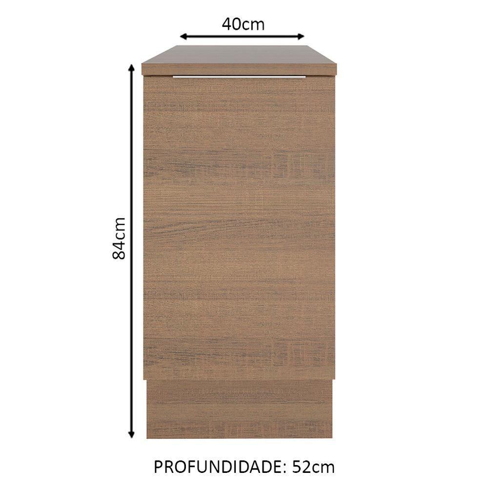 Balcão Stella 1 Porta Rustic Madesa - 5