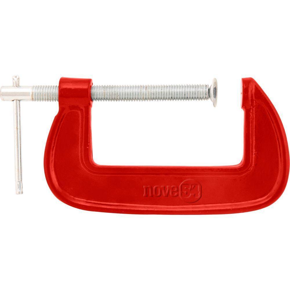 Grampo Tipo C 6 Ferro Fundido Leve - Nove54 - 1