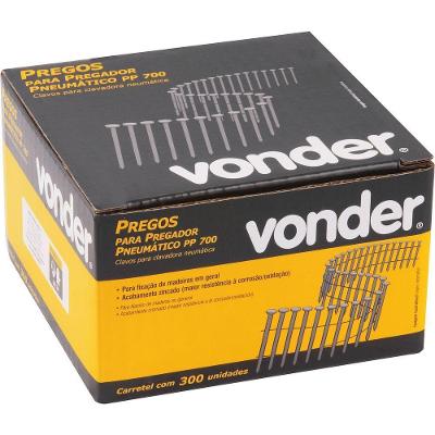 Prego Ardox 50mm Carretel 300 Pçs Para Pregador Pp 700 Vonder