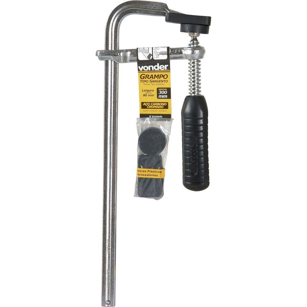 Grampo Sargento 300x80mm Aço Carbono Vonder - 2