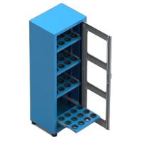 Armário Com 4 Prateleiras Porta Cone Iso50 Porta Visor De Acrilico Para 48 Pecas Arm061a Cmb - 1