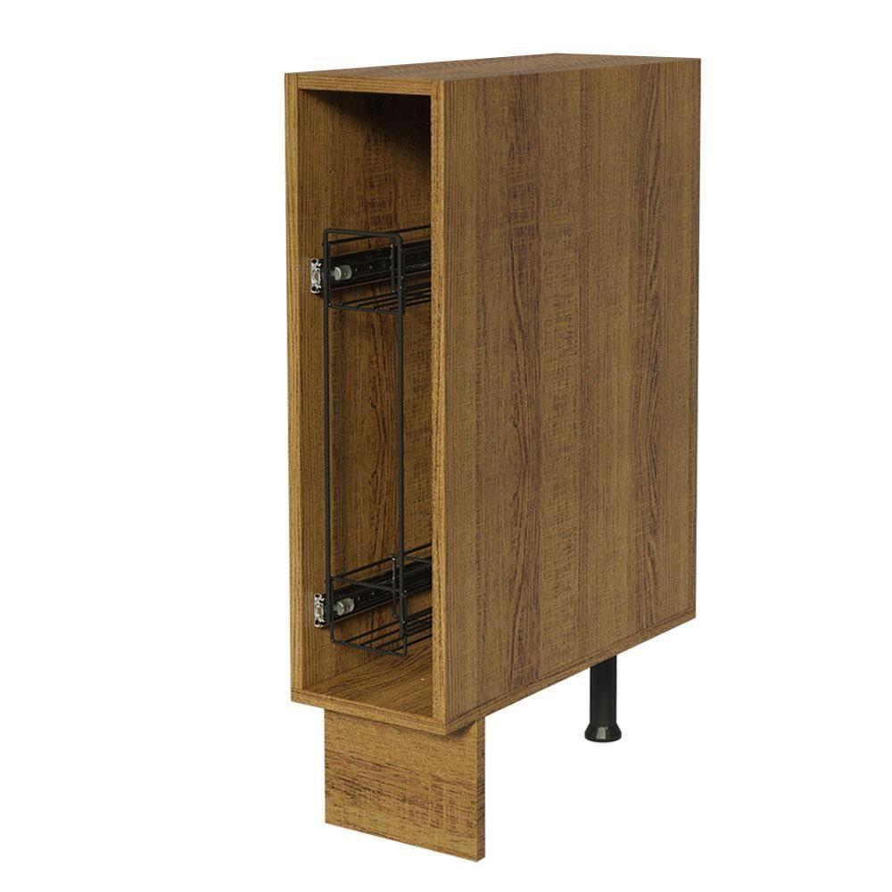 Balcão Porta-temperos Lux, Glamy e Stella 20 X 60cm Rustic - 1