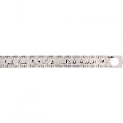 Escala De Aço Inox 150mm Vonder