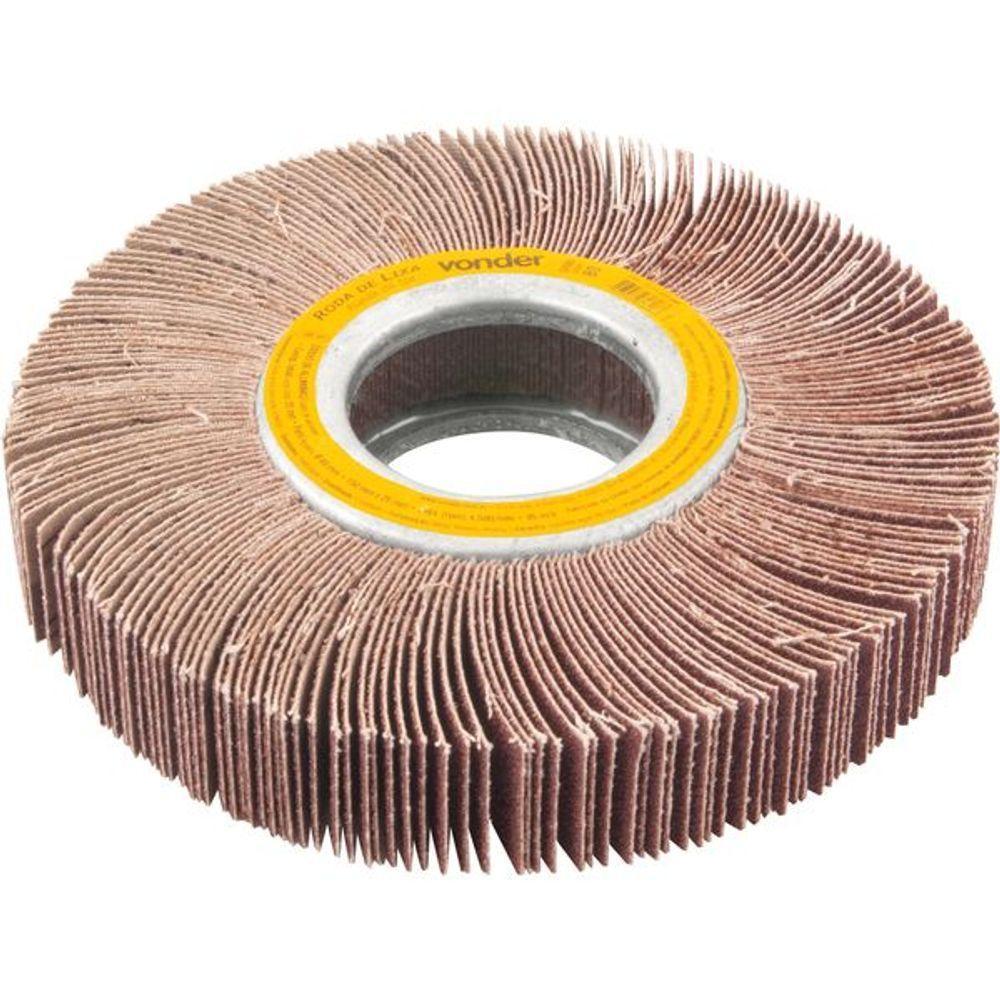 Roda De Lixa 150x25mm Sem Haste G80 Vonder - 2