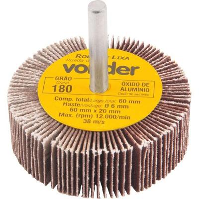 Roda De Lixa 60x20mm Com Haste G180 Vonder