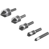 Jogo Escariadores Aço Rápido 1-4'' à 3-4'' Com 5 Peças Vonder - 1