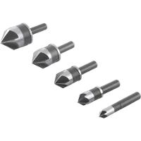 Jogo Escariadores Aço Rápido 1-4'' à 3-4'' Com 5 Peças Vonder - 2