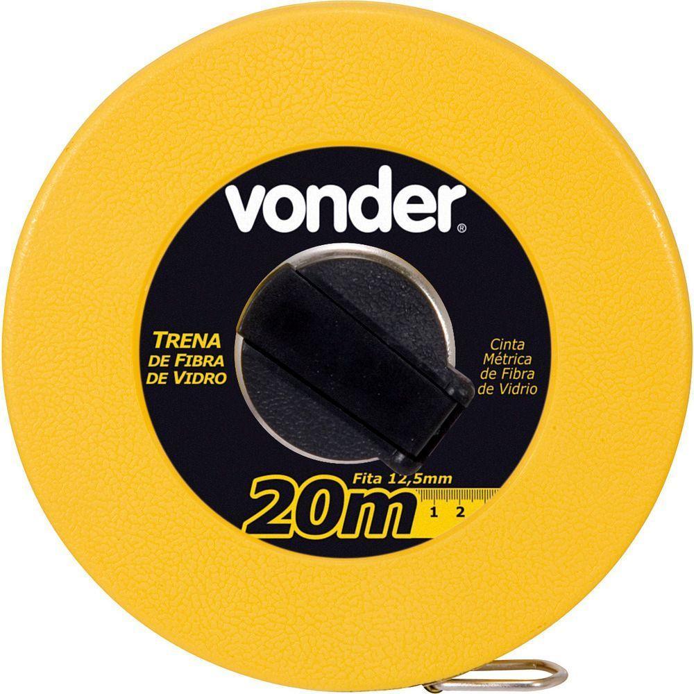 Trena Fibra 20mx12,5mm Longa Fechada Vonder - 2
