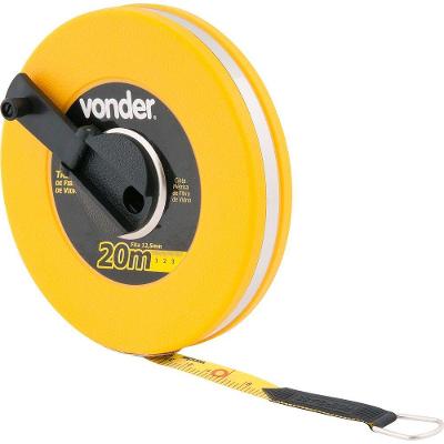 Trena Fibra 20mx12,5mm Longa Fechada Vonder