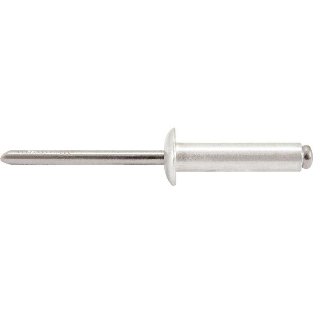 Rebite Repuxo De Alumínio 3,2x10,0mm Mandril Aço Com 100 Peç - 1