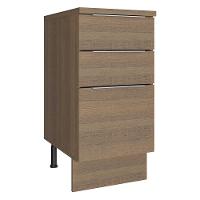 Balcão Stella 3 Gavetas Rustic Madesa - 1