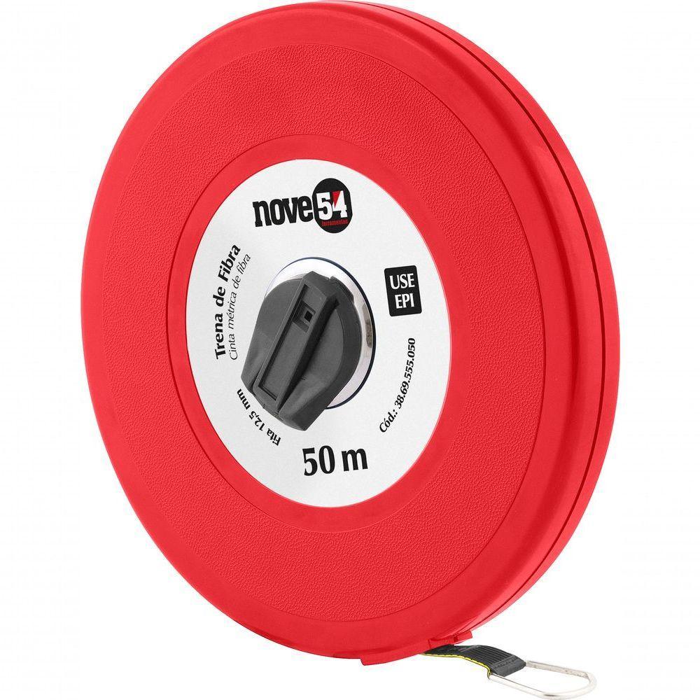 Trena Fibra 50mx12,5mm Longa Fechada - Nove54 - 1