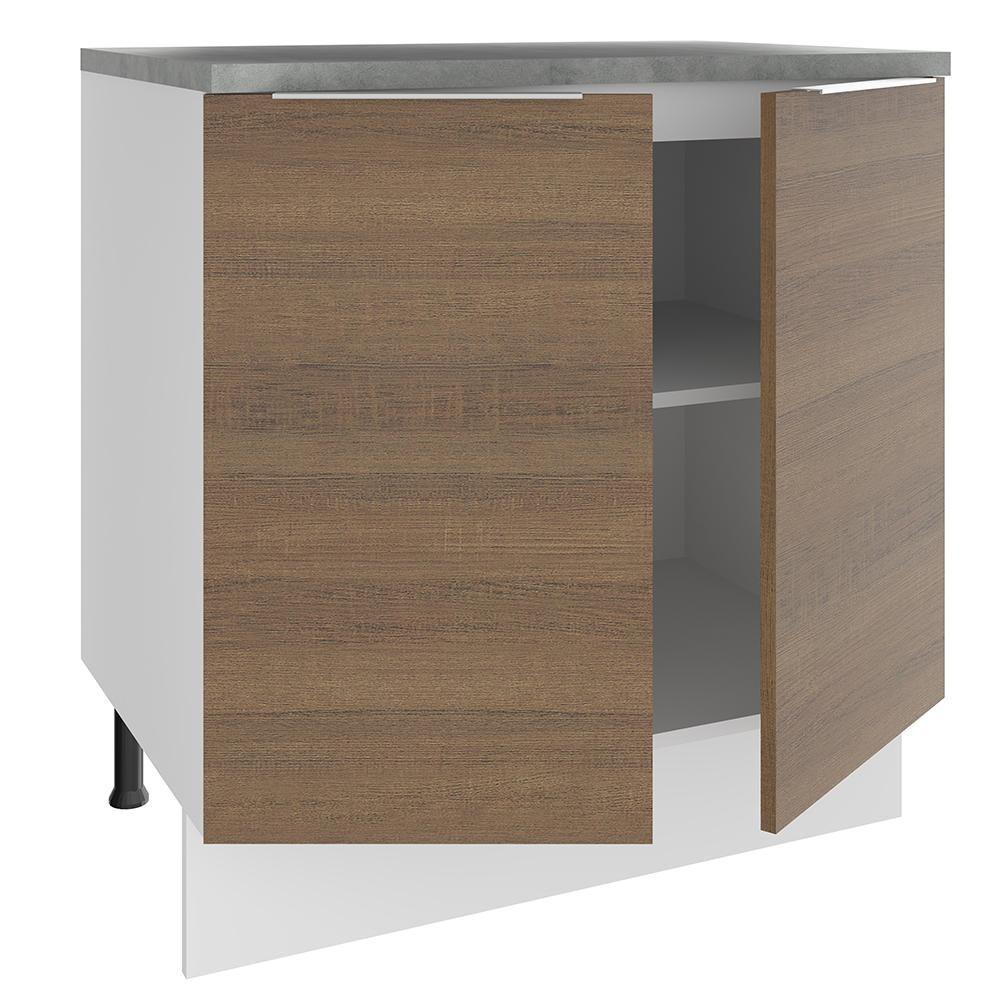 Balcão Stella 2 Portas Branco/rustic Madesa - 3