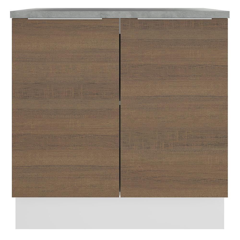 Balcão Stella 2 Portas Branco/rustic Madesa - 5