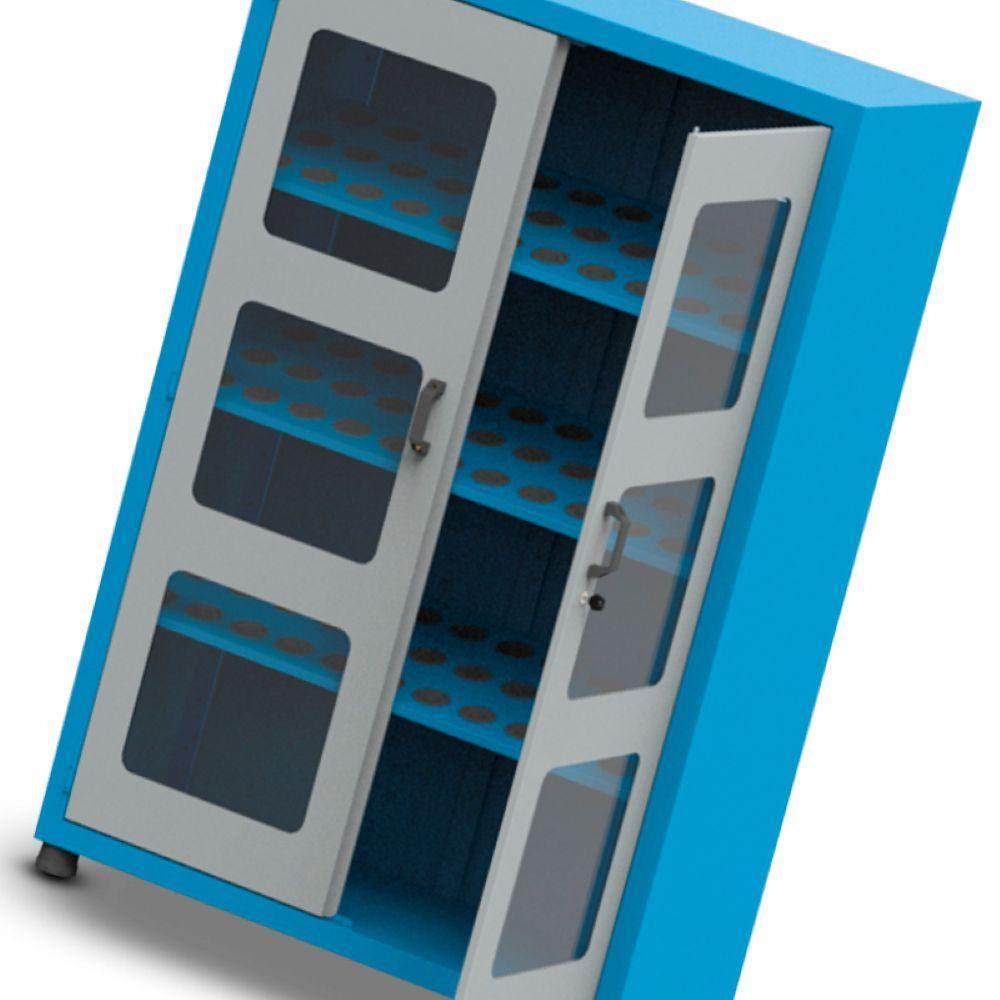 Armário Com 3 Prateleiras Porta Cone Iso30 Porta Visor De Acrilico Para 108 Pecas Arm051a Cmb - 1