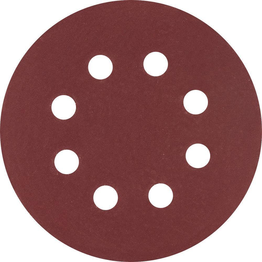 Disco De Lixa Com Costado Em Pluma 125mm G80 10 Peças Vonder - 1