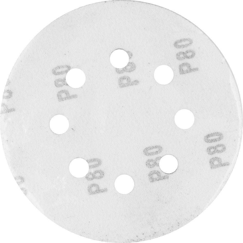 Disco De Lixa Com Costado Em Pluma 125mm G80 10 Peças Vonder - 2