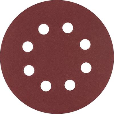 Disco De Lixa Com Costado Em Pluma 125mm G80 10 Peças Vonder