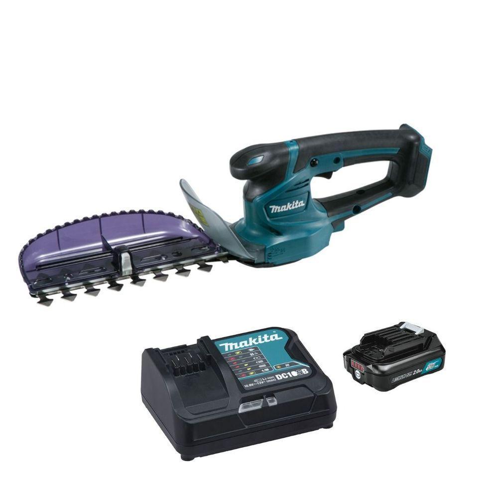 Aparador De Cercas 2 Em 1 Viva E Grama 200mm Sem Fio 12V Com Bateria Carregador Uh201dsa Makita - 2