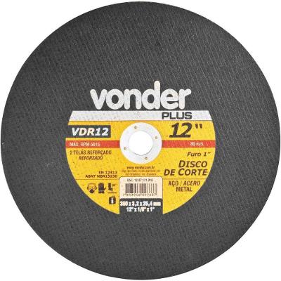 Disco De Corte 300,0x3,0x25,40 2 Telas Para Aço Carbono Vdr0