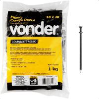 Prego Cabeça Dupla 18 X 30 (2.3-4 X 10) 1 Kg Vonder - 1