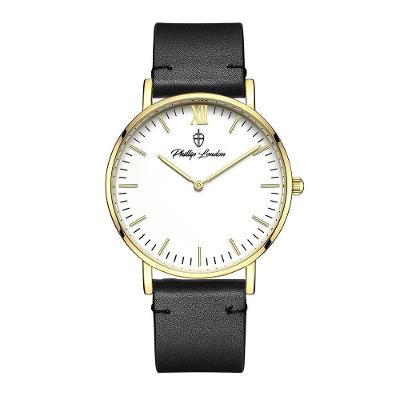 Relógio Masculino Greenwich Leather Golden White Black 40mm