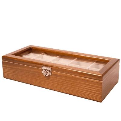 Estojo Porta Relógio Cerejeira 10 Slots