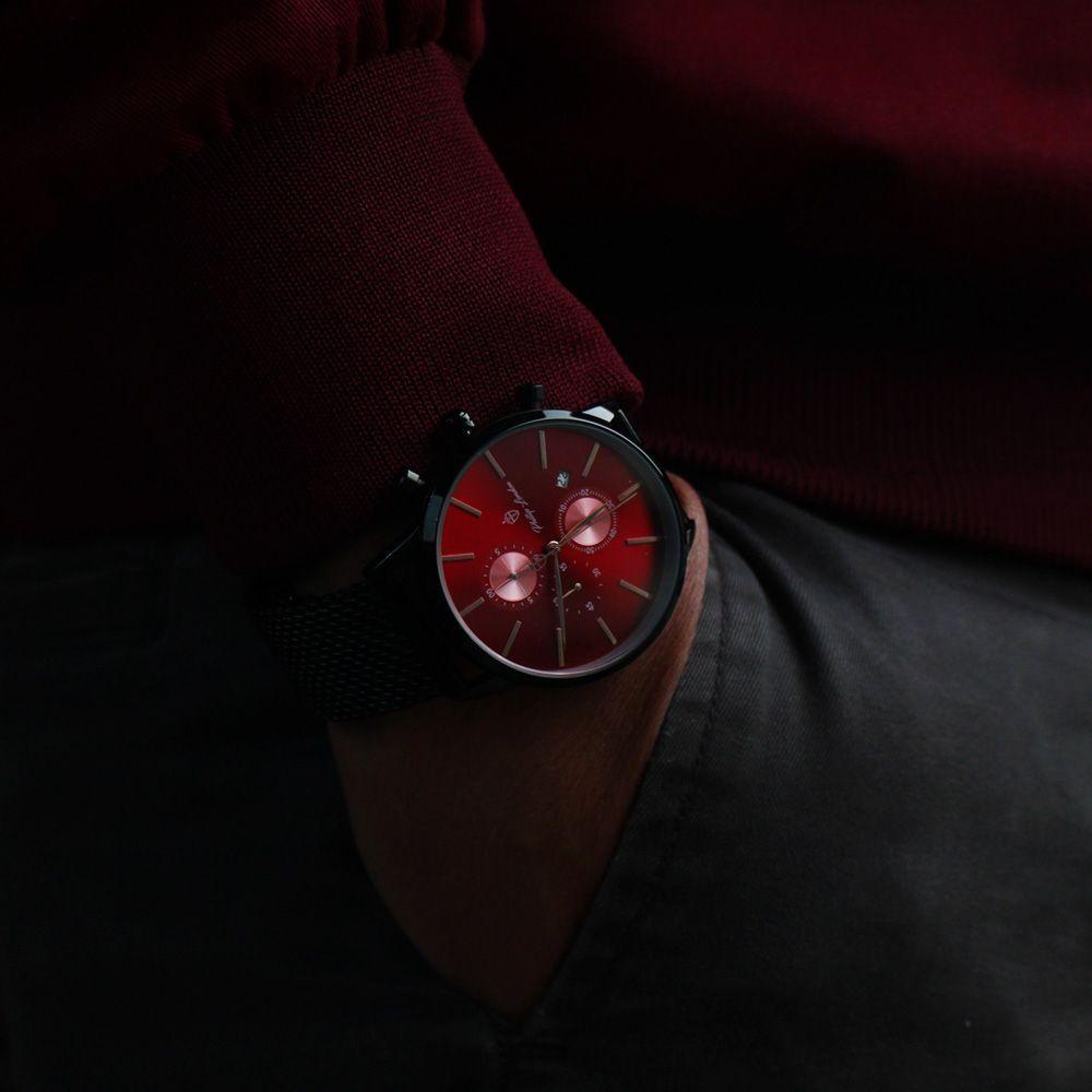 Relógio Masculino Lancelot Ruby Black 44mm - 4
