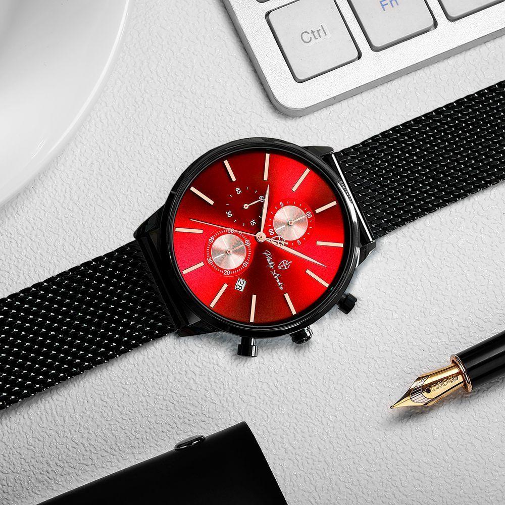 Relógio Masculino Lancelot Ruby Black 44mm - 5