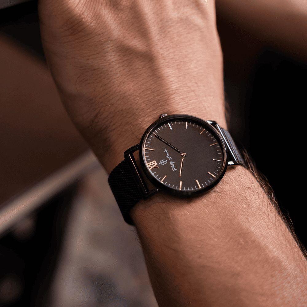 Relógio Masculino Greenwich Mesh All Black 40mm - 5