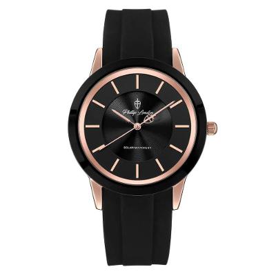 Relógio Masculino Solar Stonehenge Rose Black 40mm
