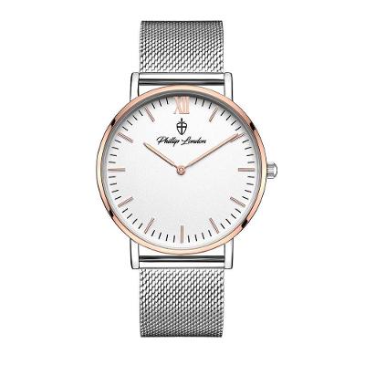 Relógio Masculino Greenwich Mesh Rose Silver 40mm