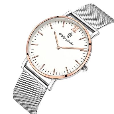 Relógio Masculino Greenwich Mesh Rose Silver 40mm