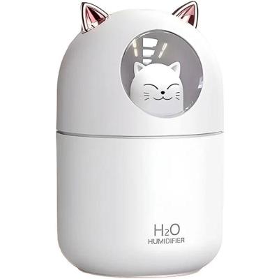 Umidificador Aromatizador Difusor Infantil Gatinho Luz Rgb