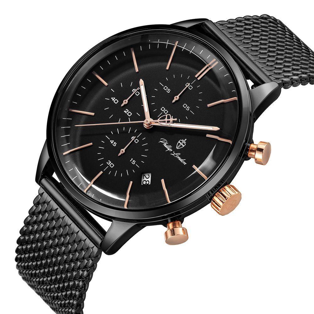 Relógio Masculino Sherlock Black 42mm - 2